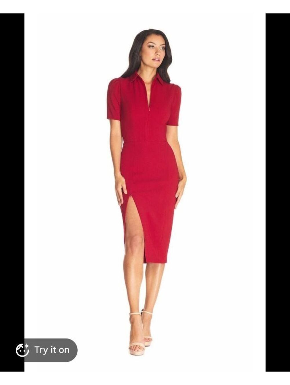 Dress the Population Gloria Garnet Dress